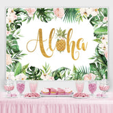 Aloha Luau Party Dekoration Hintergrund Sommer Thema